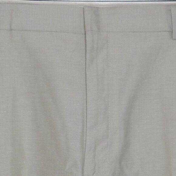 Savane* Men's 1.5" Belt Loop Multipocketed Textured Linen Blend Shorts~ Size 44W - Picture 12 of 12